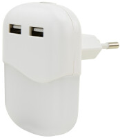 ANSMANN LED-Orientierungslicht NL15AC, 2x USB Kupplung, weiß