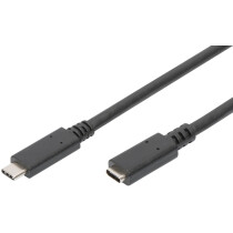 DIGITUS USB 2.0 Verlängerungskabel, schwarz, 2,0 m
