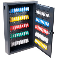 pavo Schlüsselschrank Deluxe, für 150 Schlüssel, dunkelgrau