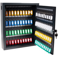 pavo Schlüsselschrank Deluxe, für 150 Schlüssel, dunkelgrau