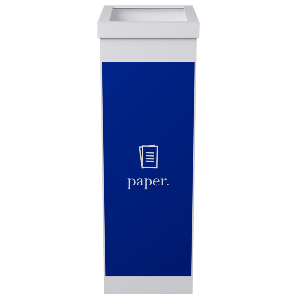 PAPERFLOW Wertstoffsammelbox für Papier, weiß, 60 Liter