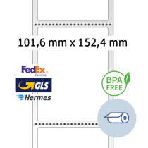 HERMA Thermodirekt-Versandetiketten, Rolle, 101,6 x 152,4 mm