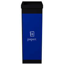PAPERFLOW Wertstoffsammelbox für Papier, schwarz, 60...
