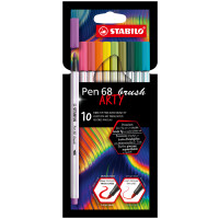STABILO Pinselstift Pen 68 brush ARTY, 12er Kartonetui