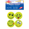 KLEIBER Reflex-Sticker "Happy Face", gelb