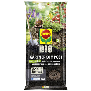 COMPO BIO Gärtnerkompost, 40 Liter