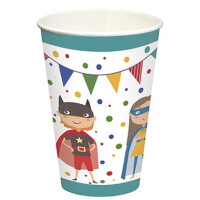 PAPSTAR Papp-Trinkbecher "Superhero", 0,2 l