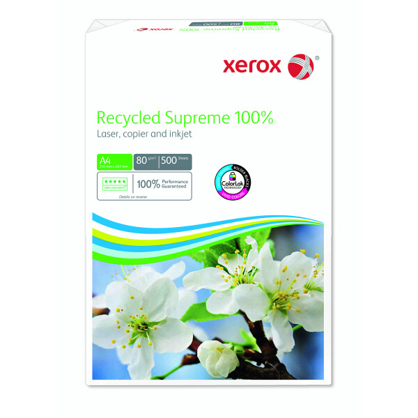 Xerox Recycled Supreme 100 % Kopierpapier A4 80g/m2 - 1 Palette (120.000 Blatt)