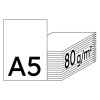 Image Volume Kopierpapier A5 80g/m2 - 1 Karton (5.000 Blatt)