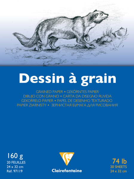 Clairefontaine Zeichenpapierblock "à Grain", DIN A3