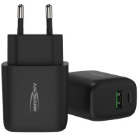 ANSMANN USB-Steckdosenadapter Home Charger HC218PD, 2x USB