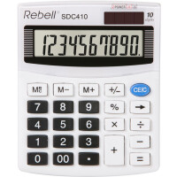 Rebell Tischrechner SDC 410, weiß