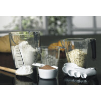 plast team Messbecher, 0,5 Liter, transparent