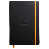 RHODIA Notizbuch RHODIARAMA, DIN A5, liniert, schwarz