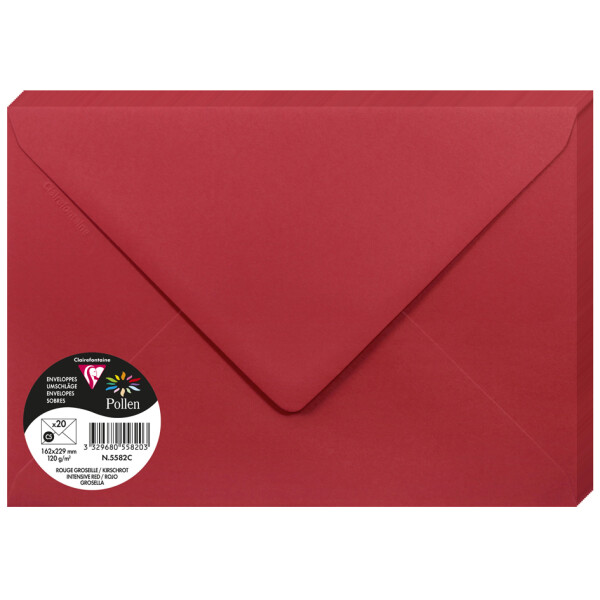 Pollen by Clairefontaine Briefumschlag C5, sonne