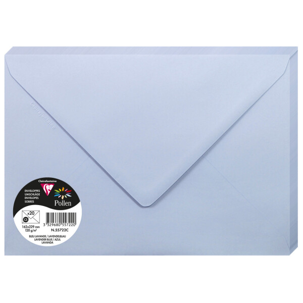 Pollen by Clairefontaine Briefumschlag C5, sonne