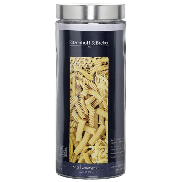 Ritzenhoff &amp; Breker Vorratsglas VIO, rund, 1,2 Liter