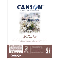 CANSON Zeichenpapier Mi-Teintes, im Block, 320 x 410 mm