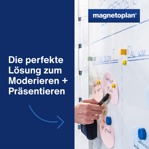 magnetoplan Moderationskarten rund, Durchmesser: 140 mm