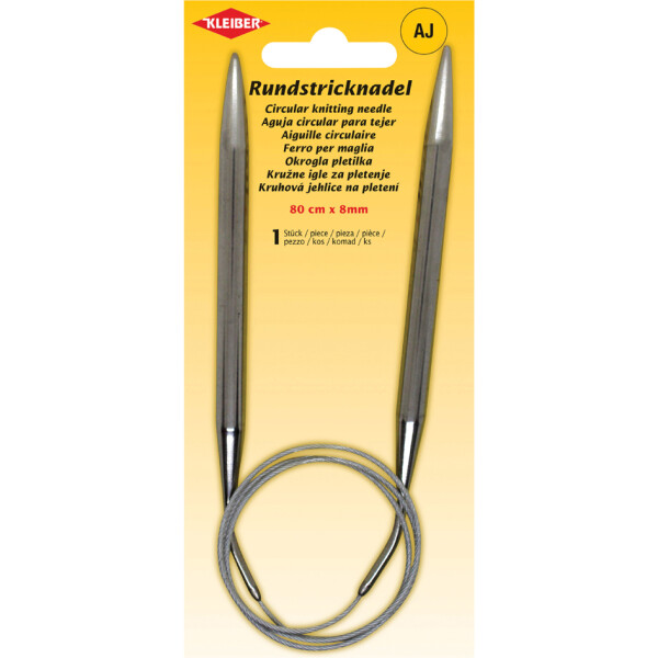 KLEIBER Rundstricknadel, 800 mm x 3,0 mm