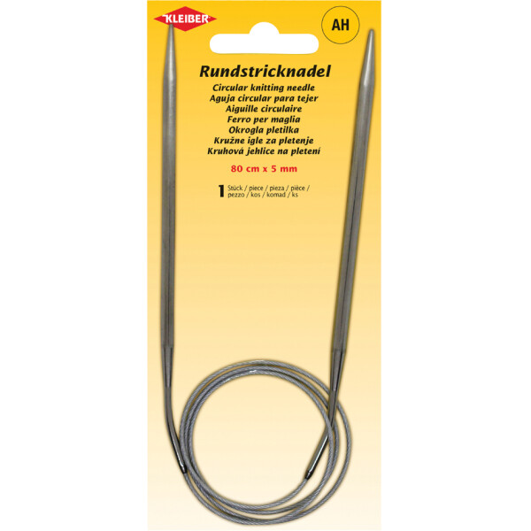 KLEIBER Rundstricknadel, 800 mm x 3,0 mm