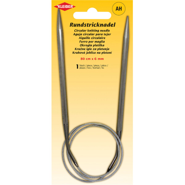 KLEIBER Rundstricknadel, 800 mm x 3,0 mm