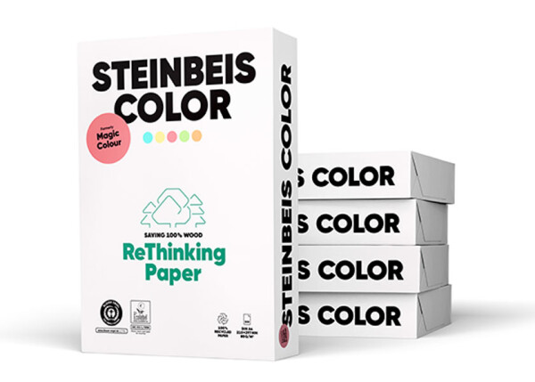 Steinbeis Magic Color blau Kopierpapier A4 80g/m2 - 1 Karton (2.500 Blatt)