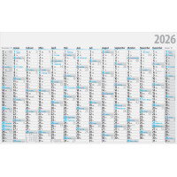 rido idé Plakatkalender, 1.210 x 770 mm, gefalzt,...