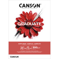 CANSON Studienblock GRADUATE ACRYLIQUE, DIN A5
