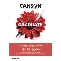 CANSON Studienblock GRADUATE ACRYLIQUE, DIN A4