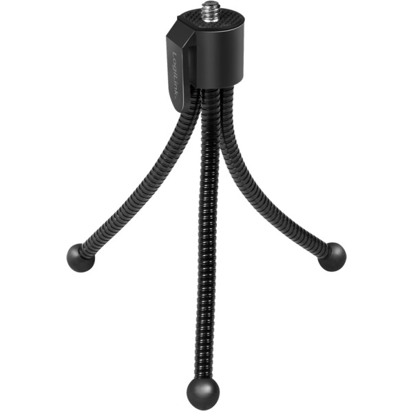 LogiLink Tragbares Mini-Stativ, flexibel, schwarz