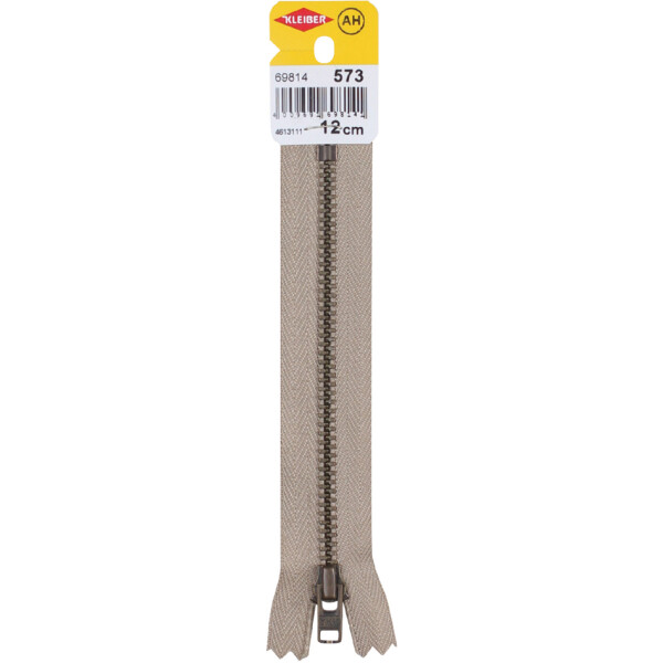 KLEIBER Reißverschluss, Metall, Länge: 120 mm, marine