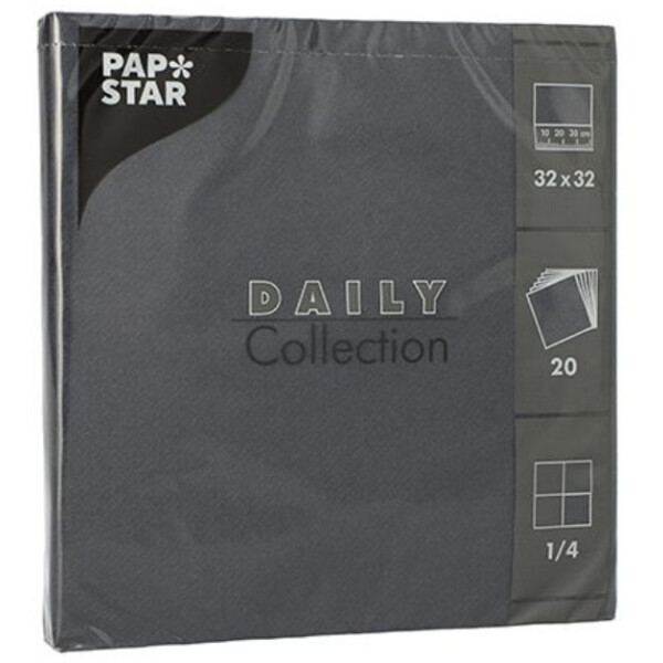 PAPSTAR Lunch-Servietten, 320 x 320 mm, 3-lagig, bordeaux