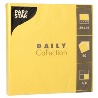 PAPSTAR Lunch-Servietten, 320 x 320 mm, 3-lagig, champagner