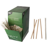 PAPSTAR Holz-Rührstäbchen "pure",...