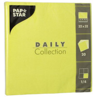 PAPSTAR Lunch-Servietten, 320 x 320 mm, 3-lagig, schwarz