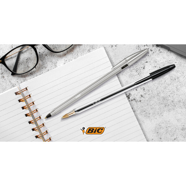 BIC Kugelschreiber Cristal RENEW, schwarz