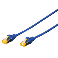 DIGITUS Patchkabel, Kat. 6A, S FTP, 3,0 m, blau, Set