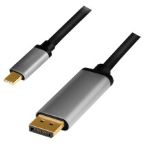 LogiLink USB Kabel, USB-C - DisplayPort Stecker, 1,8 m