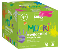 KREUL Fingerfarbe "MUCKI", Premium-Set #wildChild