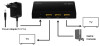 LogiLink 4K 60 Hz HDMI Splitter, Downscaler, 2-fach, schwarz