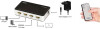LogiLink 4K 60Hz HDMI Switch, 3-fach, schwarz silber