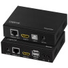 LogiLink 4K 60 Hz HDMI KVM Extender Set, HDBaseT, 6x USB-A