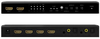 LogiLink 4K 60Hz HDMI Matrix Switch (4x2), Downscaler