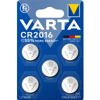VARTA Lithium Knopfzelle "Electronics", CR2016,...