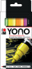 Marabu Acrylmarker "YONO", 1,5 - 3,0 mm, 4er Set NEON