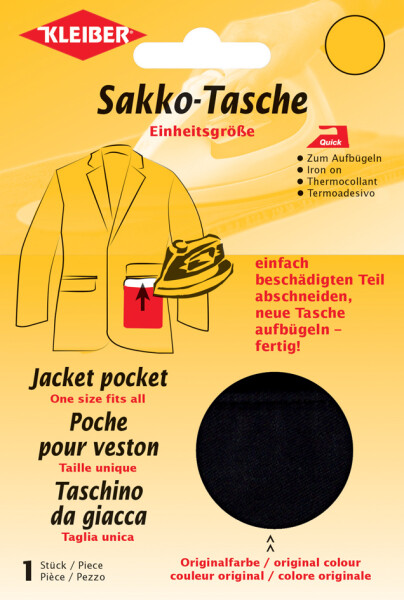 KLEIBER Quick-Sakko-Tasche, schwarz