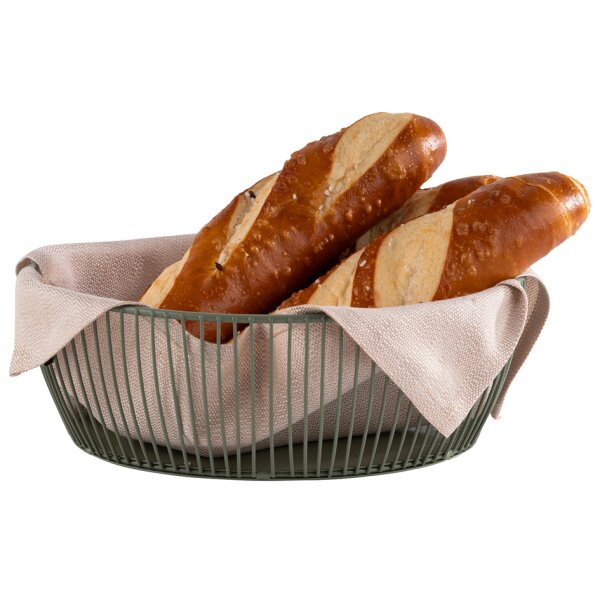 APS Brot- und Obstkorb SVART, oval, 240 x 190 mm, schwarz