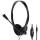 LogiLink Stereo Headset, mit Mikrofon, schwarz