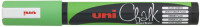uni-ball Kreidemarker Chalk marker PWE5M, grün metallic
